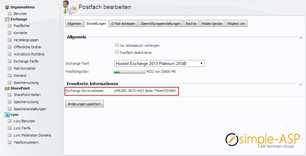 SimpleASP_Knowledebase_Exchange_Serveradresse_manuell_bearbeiten.jpg